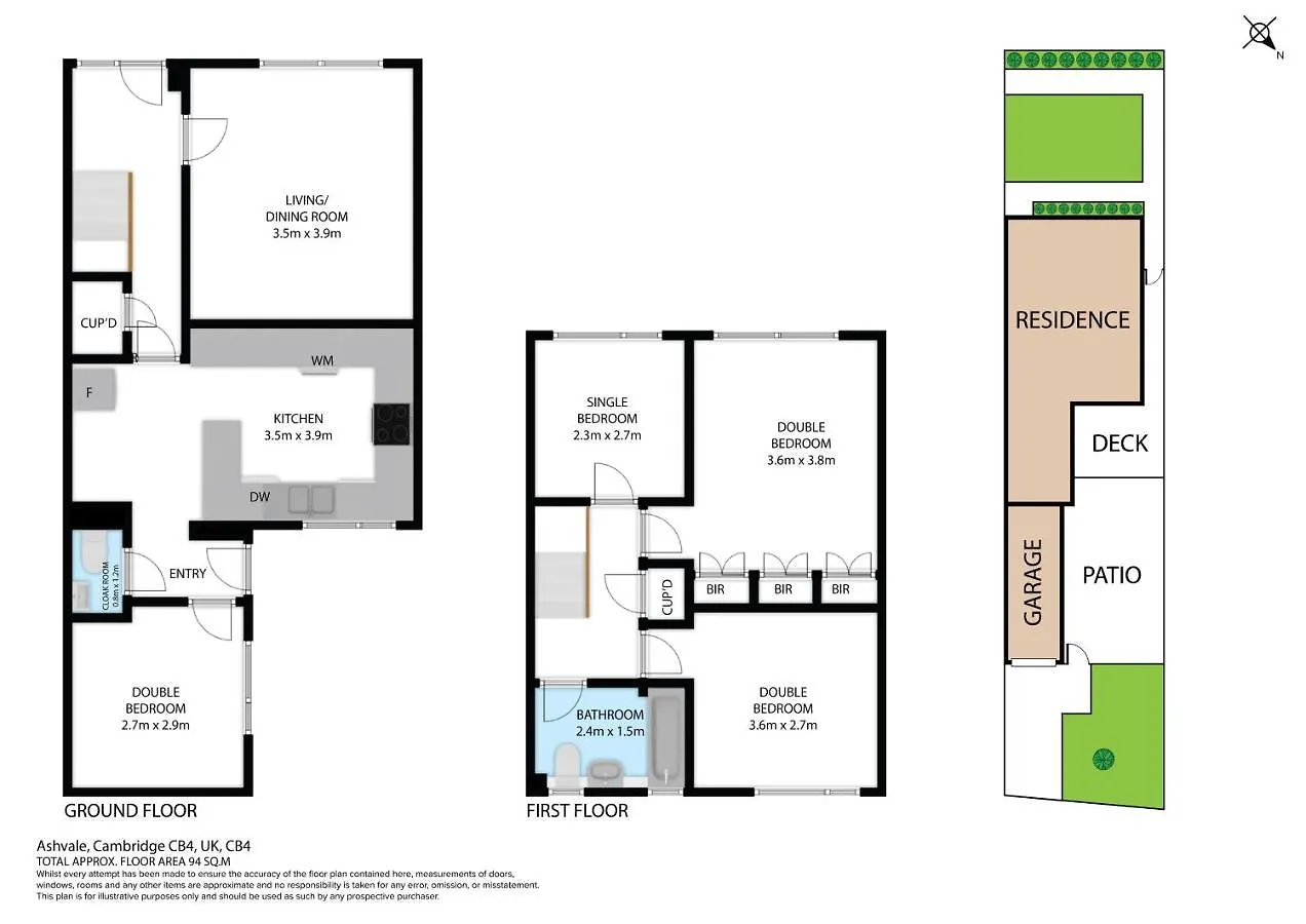 4 Bedroom House With Parking & Garden By Cherry Inn Short Let'S & Services Accomodation Cambridge  United Kingdom